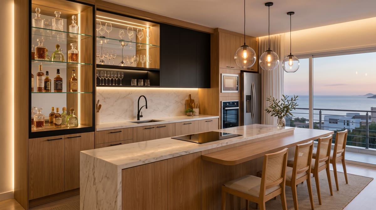 Cozinha sob medida para apartamento