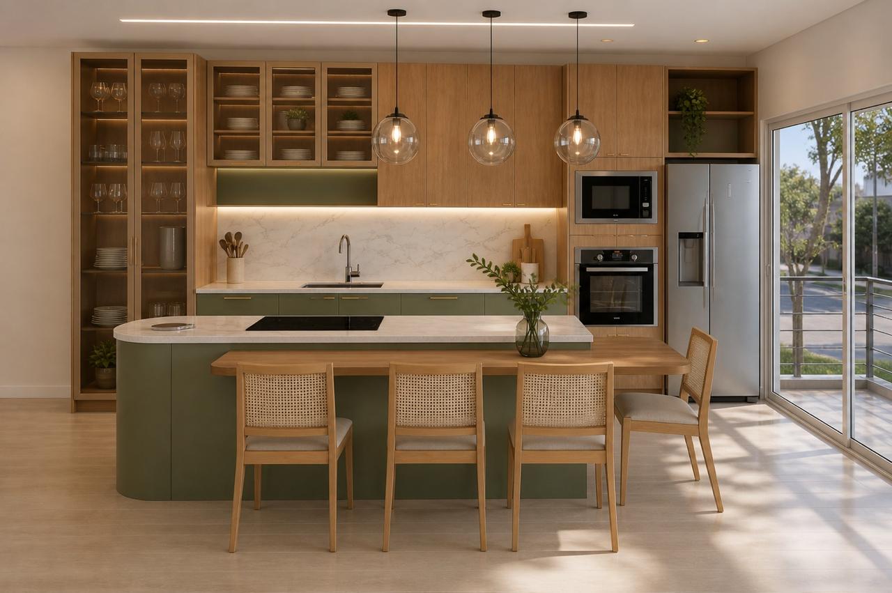 Cozinha planejada contemporânea